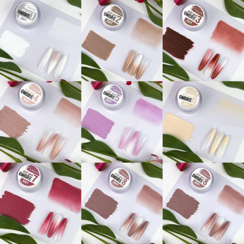 Гель фарба Crooz 5в1 Art gel ombre 3мл, № 6 Гель фарба Crooz 5в1 Art gel ombre 3мл, № 6